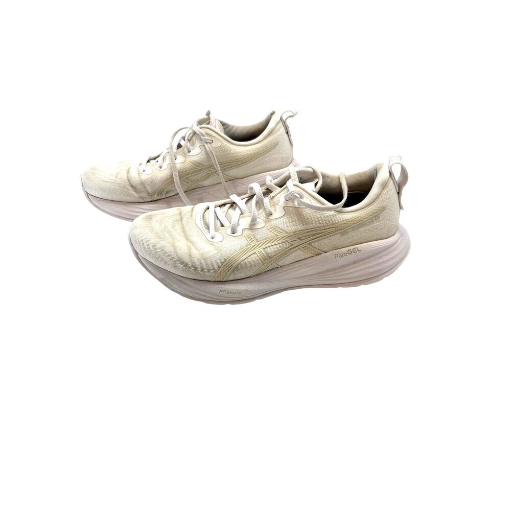 ASICS GEL-Cumulus 27 Women’s Size 10 Cream Beige Running Shoes 1012B772